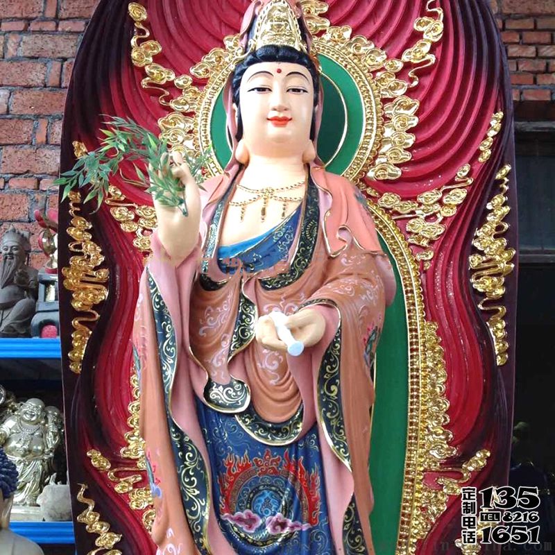 景區(qū)玻璃鋼彩繪戶(hù)外大型供奉神佛三圣雕塑 景區(qū)玻璃鋼彩繪戶(hù)外大型供奉神佛三圣雕塑