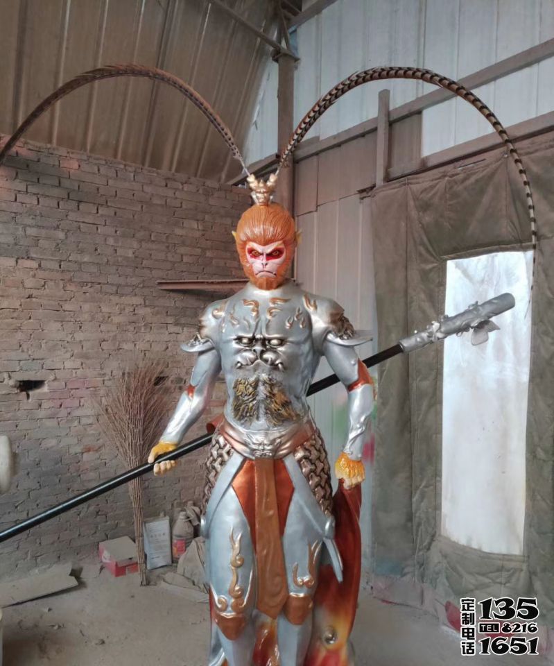 商場(chǎng)影院擺放玻璃鋼孫悟空卡通人物雕塑 商場(chǎng)影院擺放玻璃鋼孫悟空卡通人物雕塑