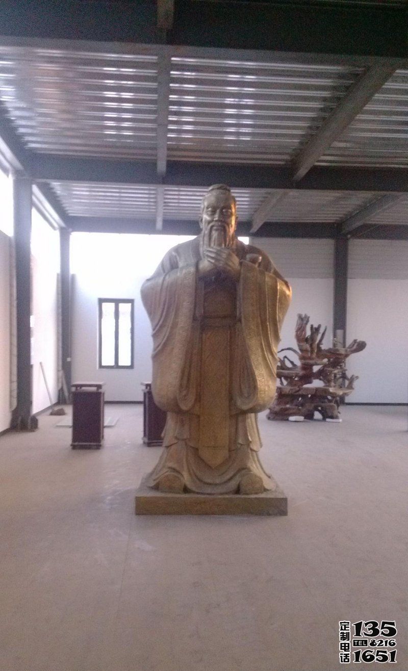 學院園林仿銅玻璃鋼道家創(chuàng)始人老子雕塑 學院園林仿銅玻璃鋼道家創(chuàng)始人老子雕塑